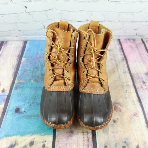 VTG LL Bean Maine Hunting Shoe Duck Boots Size 9 - Picture 5 of 8
